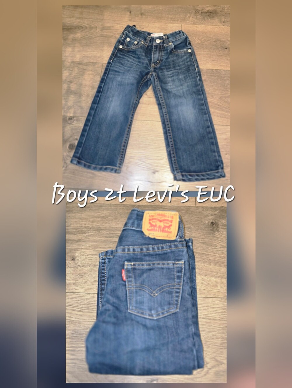 Levis Boys' Blue Bootcut Jeans